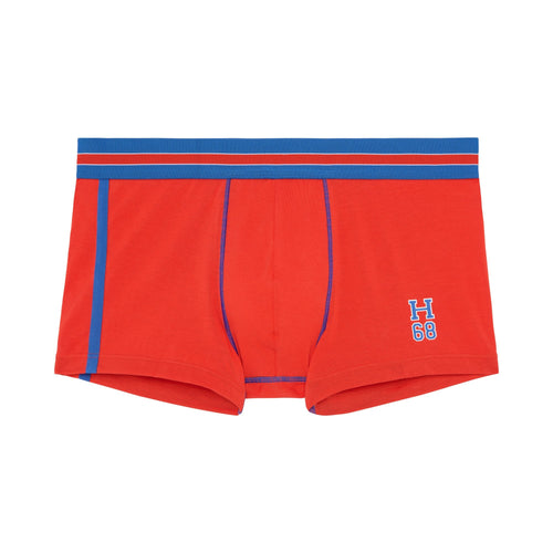 Boxer Run Sports contrasté, rouge/bleu