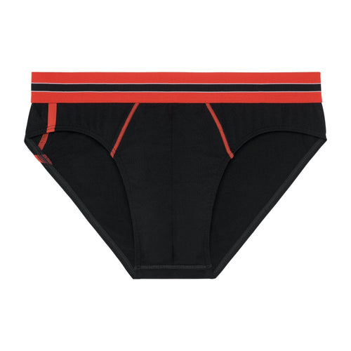 Run Sports Contrast Micro Slip, noir/rouge