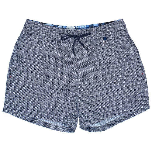 Topaz Badeshorts, Marineblau / Weiß