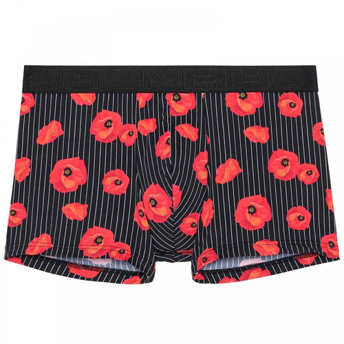 Boxer Valensole en microfibre, imprimé noir