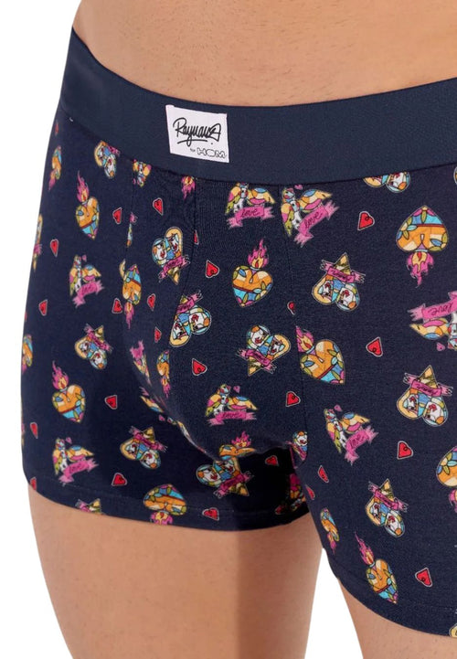 HOMTrunkLove Story Boxer Trunk, NavyBoxers - and - Briefs.net