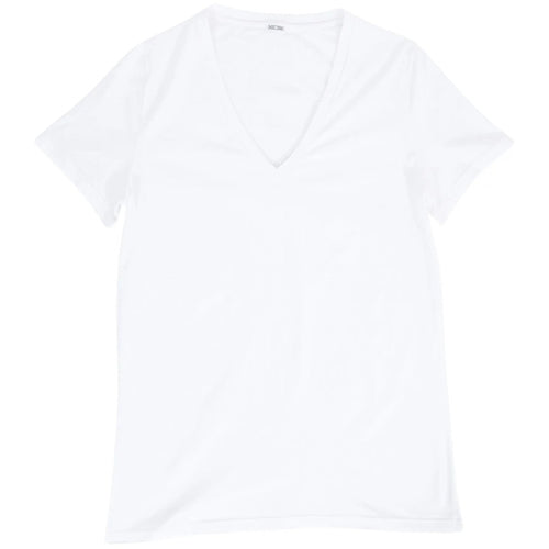 HOMT-ShirtSupreme Cotton V - Neck T-Shirt, WhiteBoxers & Briefs