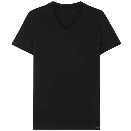 HOMT-ShirtTencel Soft V - Neck T-Shirt, BlackBoxers & Briefs