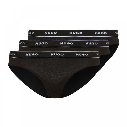 3-Pack Classic Logo Briefs, Black