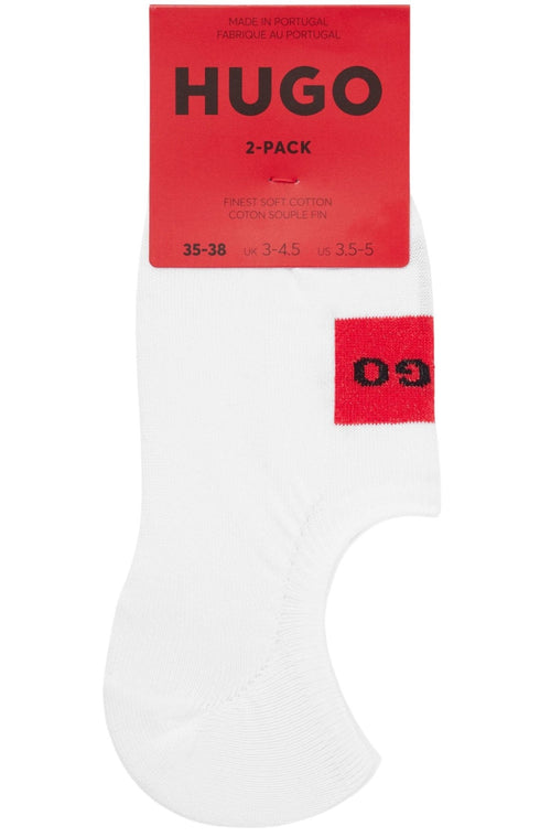 HUGOSocks 2 - pack2 - Pack Red Label No - Show Women's Socks, WhiteBoxers - and - Briefs.net
