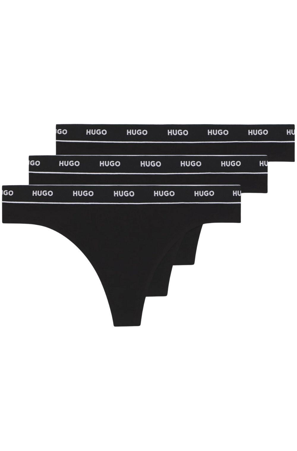 HUGOThongs 3 - pack3 - Pack Classic Logo Thongs, BlackBoxers & Briefs