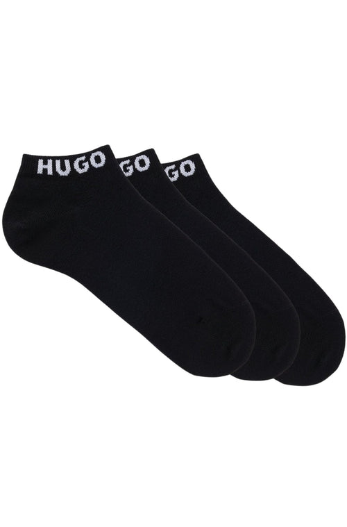 HUGOSocks 3 - pack3 - Pack Classic Logo Women's Trainer Socks, BlackBoxers - and - Briefs.net