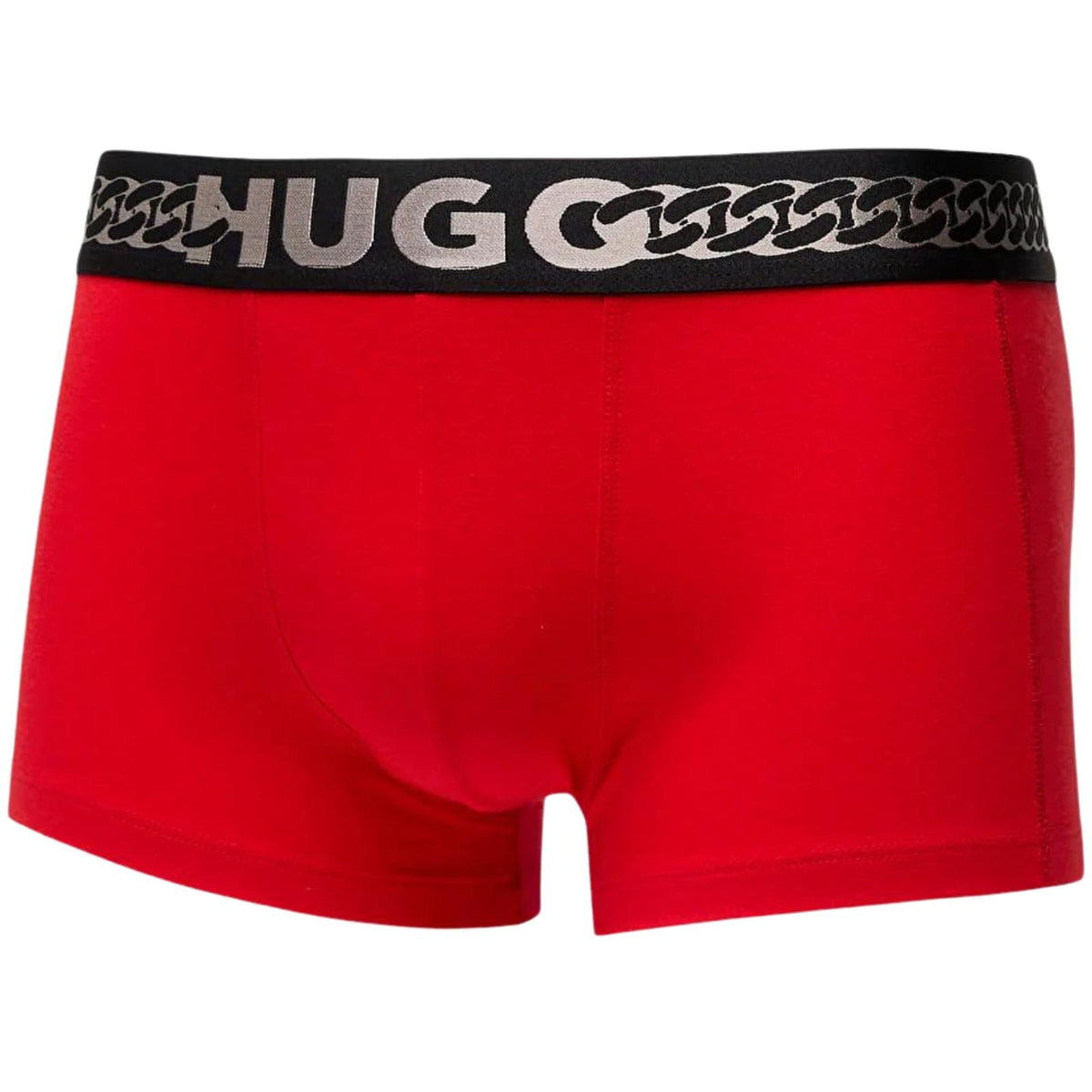 HUGOTrunks 3 - pack3 - Pack Metallic Waistband Boxer Trunks Gift Set, Black/red w/ silverBoxers - and - Briefs.net