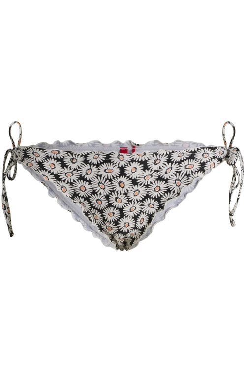 HUGOSwim BriefDitsy Daisies Ruffle Bikini Bottoms, WhiteBoxers - and - Briefs.net