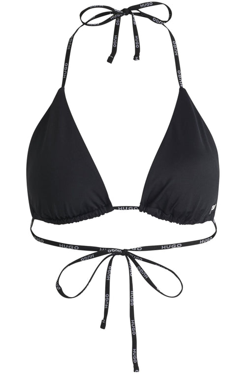 HUGOSwim TopLogo Strap Pure Bikini Top, BlackBoxers - and - Briefs.net