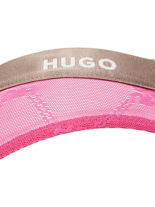HUGOBriefSporty Logo Lace Brief, Bright PinkBoxers - and - Briefs.net