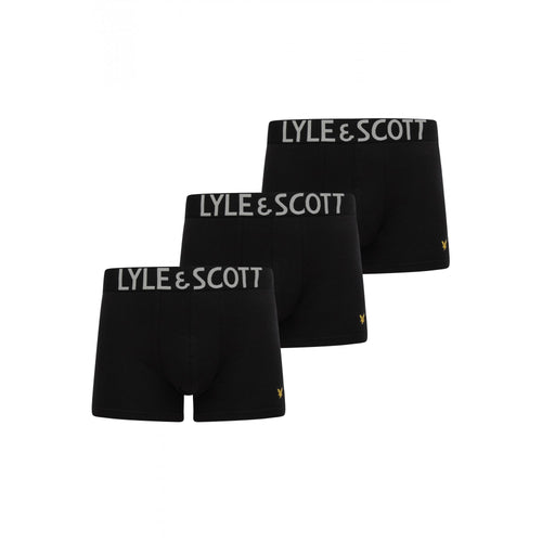 3-Pack Daniel Boxer Briefs, Black