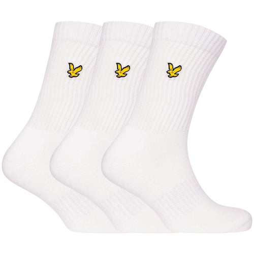 3-Pack Hamilton Sports Socks, White
