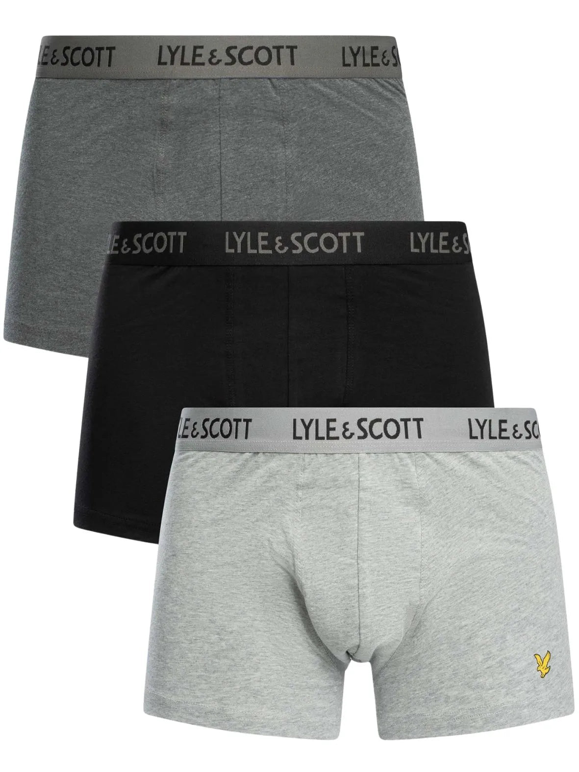 Lyle & ScottBoxer Briefs 3 - pack3 - Pack Barclay Boxer Briefs, Grey CombinationBoxers & Briefs