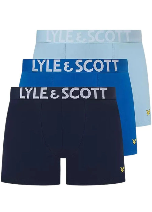 Lyle & ScottBoxer Briefs 3 - pack3 - Pack Daniel Boxer Briefs, Blue MixBoxers & Briefs