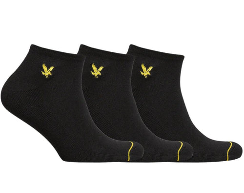 Lyle & ScottSocks 3 - pack3 - Pack Ross Trainer Socks, BlackBoxers - and - Briefs.net