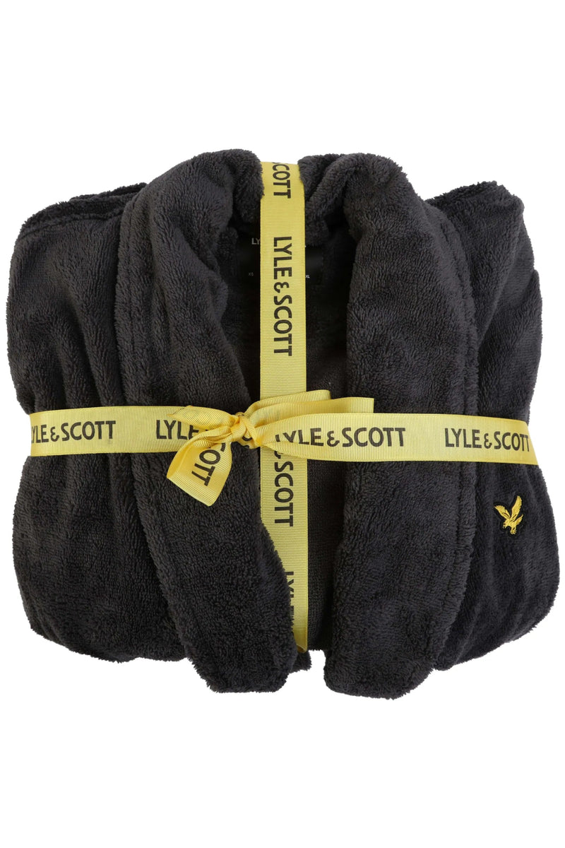 Lyle & ScottGown/BathrobeLucas Towelling Bathrobe, Granite GreyBoxers & Briefs