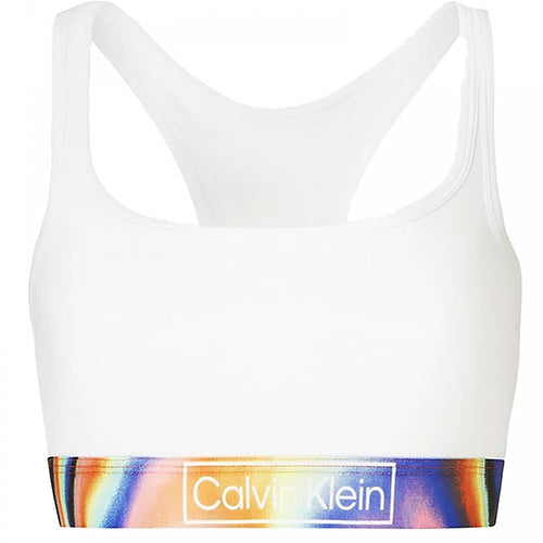 Pride-Bralette aus Bio-Baumwolle, Weiß