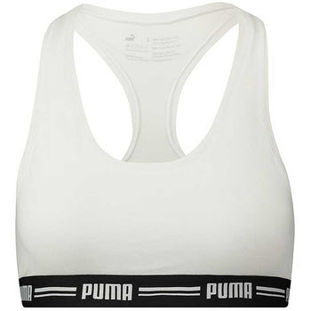 Iconic Bralette aus Baumwoll-Modal-Stretch, Weiß