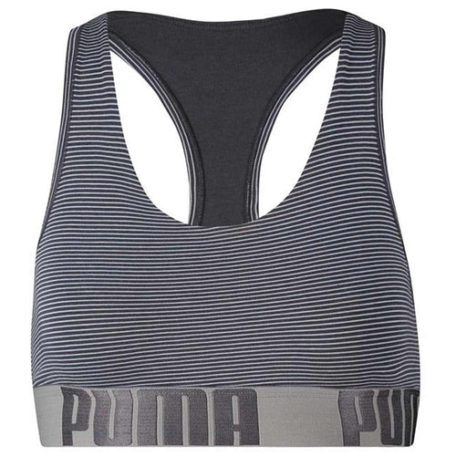 Bralette à mini rayures en coton modal stretch, bleu clair/périscope