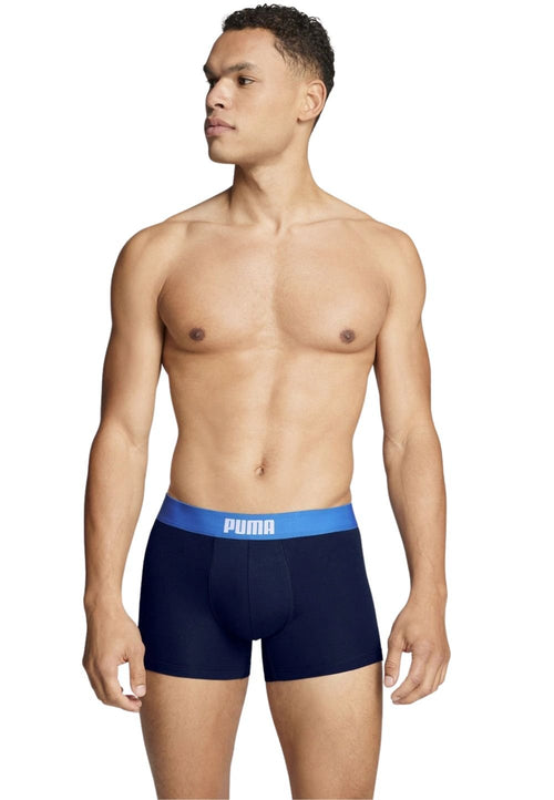 PumaBoxer Briefs 2 - pack2 - Pack Placed Logo Boxer Briefs, Blue/NavyBoxers - and - Briefs.net
