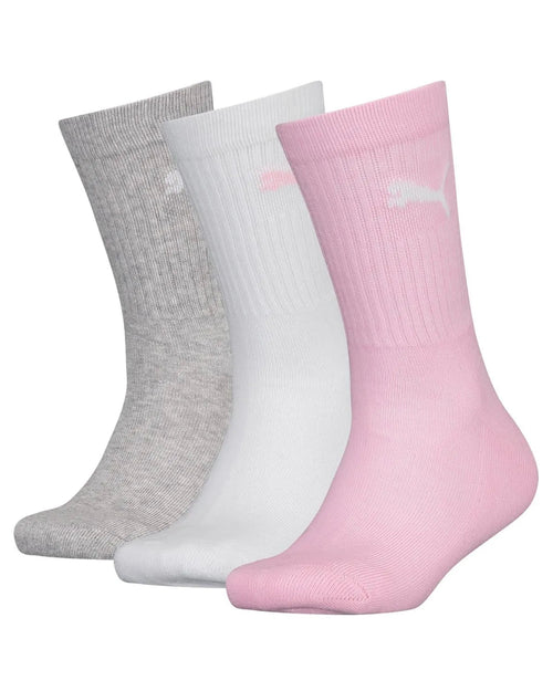 PumaSocks 3 - pack3 - Pack Girl's Sports Socks, Rose WaterBoxers & Briefs