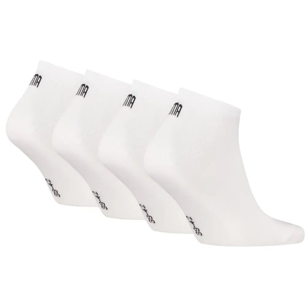 PumaSocks 4 - pack4 - Pack Promo Sports Trainer Socks, WhiteBoxers & Briefs