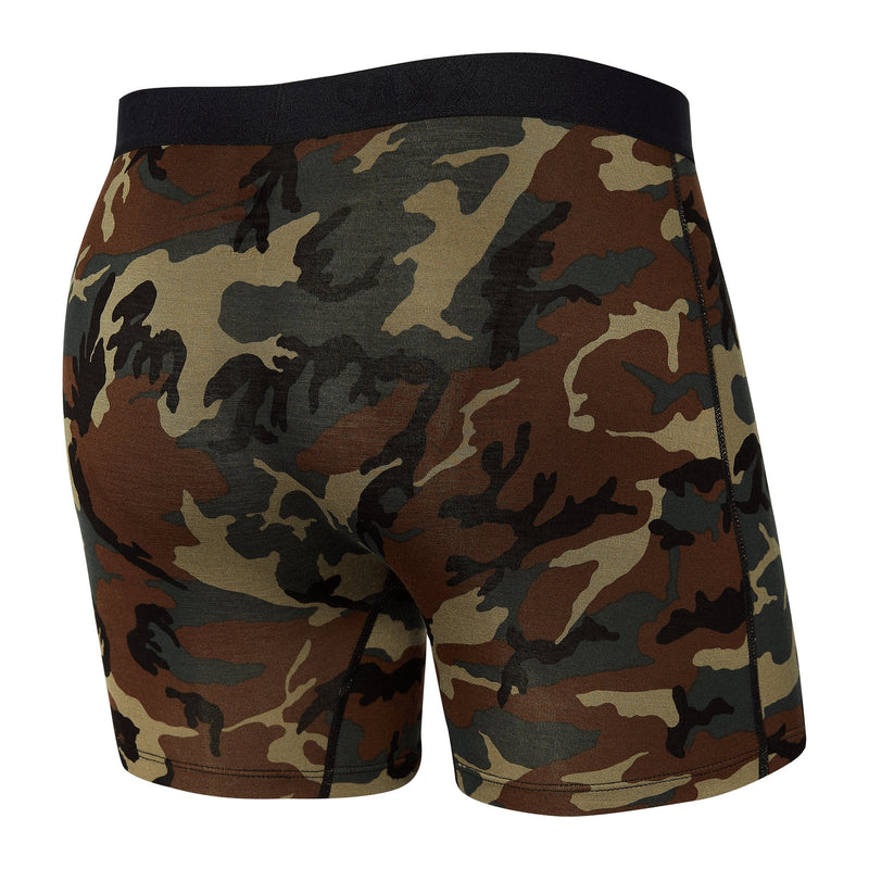 SAXX - Vibe Super Soft Boxer Brief, Woodland Camo - Boxers - and - Briefs.net