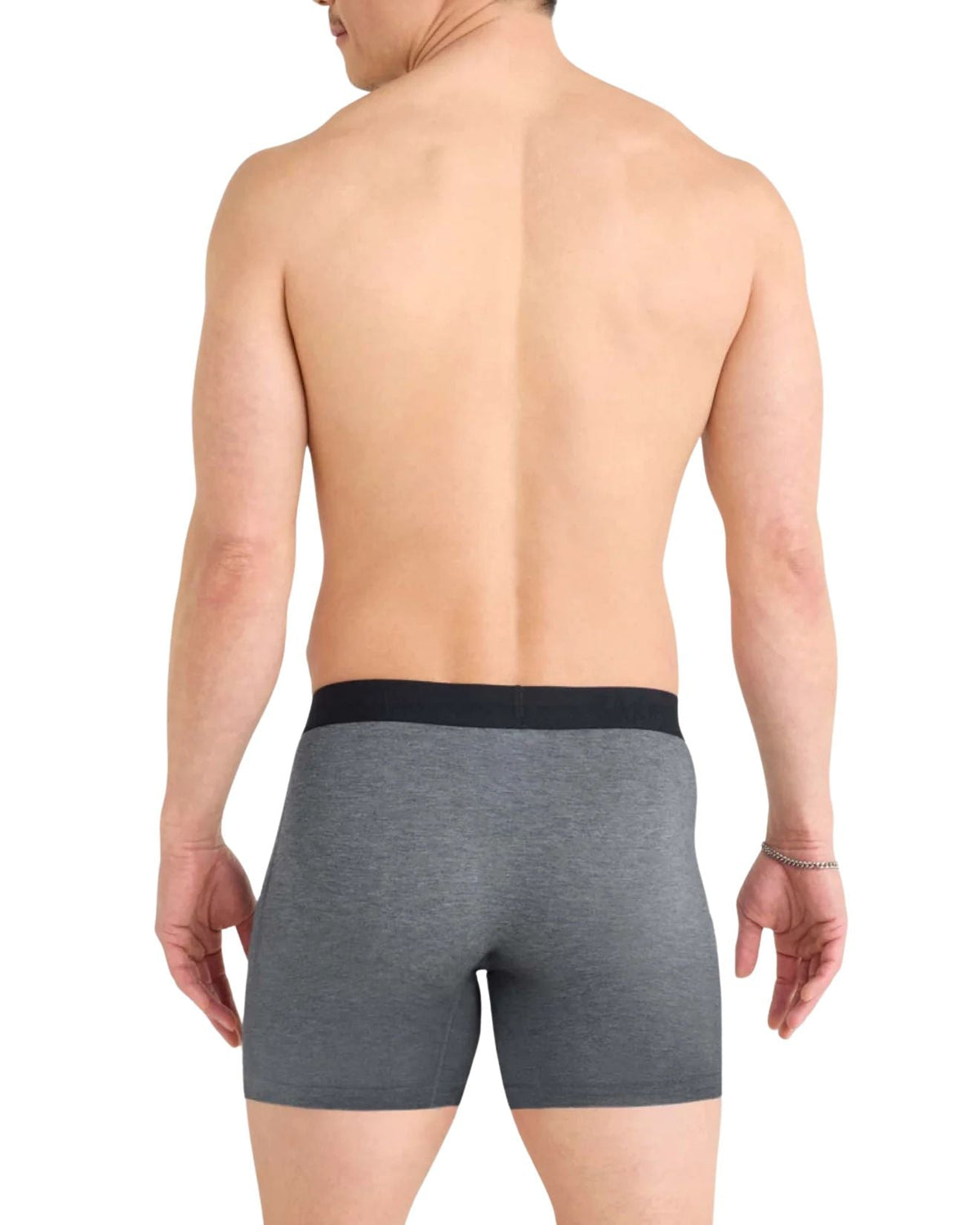 SAXXBoxer Briefs 2 - pack2 - Pack Vibe Xtra Soft Fly Boxer Briefs 6", Black/GreyBoxers & Briefs