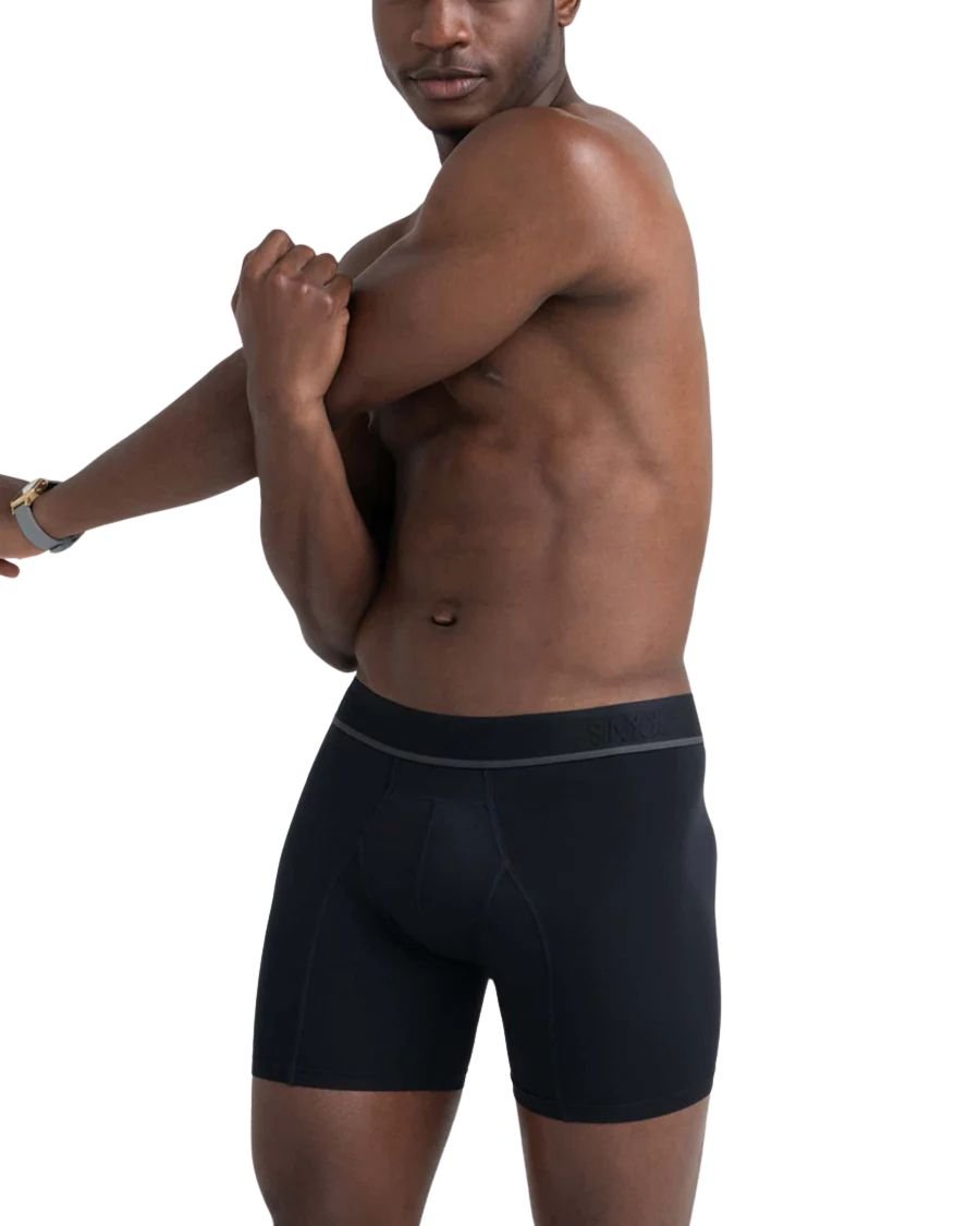 SAXXBoxer BriefKinetic Light Compression Mesh Boxer Brief 5", BlackBoxers & Briefs