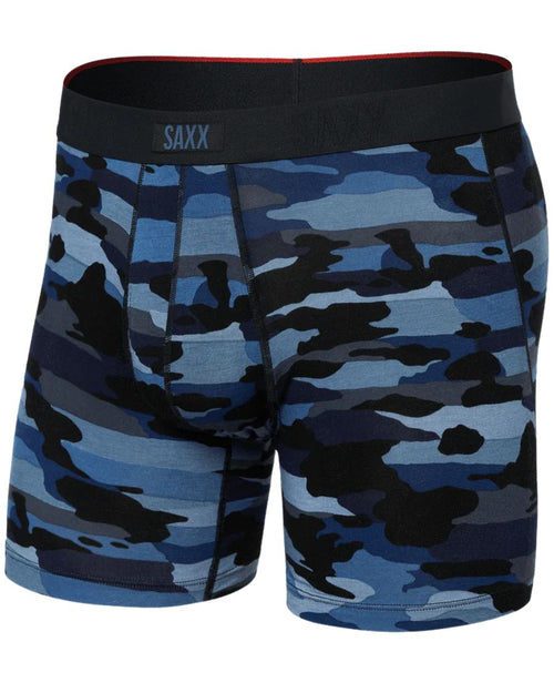 SAXXBoxer BriefVibe Xtra Soft Fly Boxer Brief 6", Camo NavyBoxers & Briefs