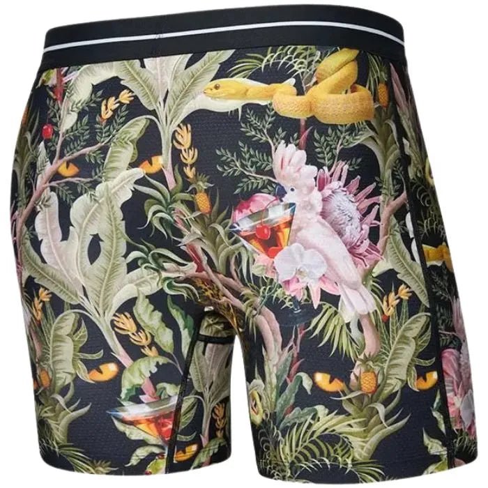 SAXXBoxer BriefVolt Breathable Mesh Boxer Brief 5", Jungle JuiceBoxers & Briefs