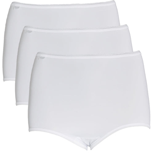 24/7 3-Pack Microfibre Maxi Briefs, White