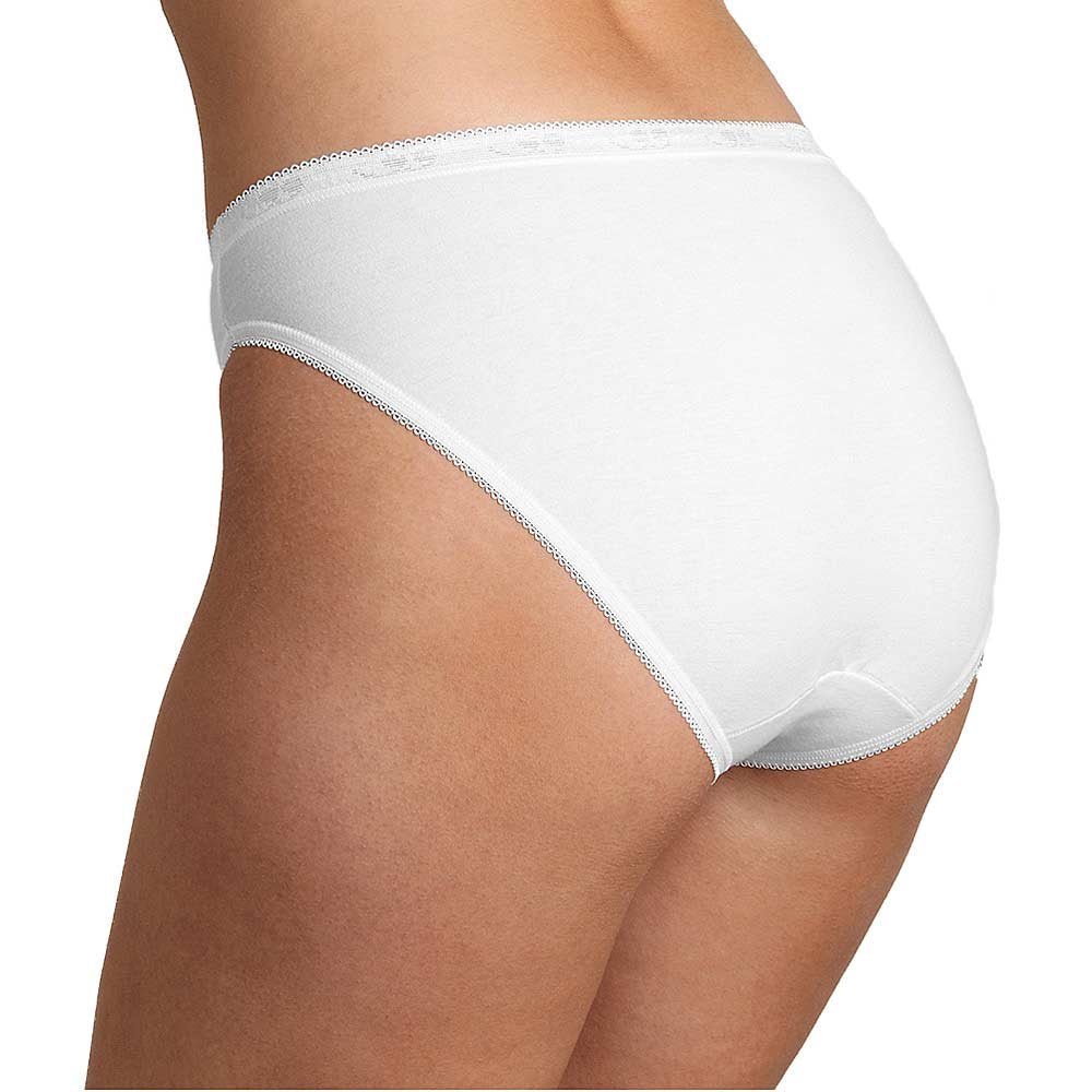 Sloggi - Basic 4 Pack Tai Brief, White - Boxers - and - Briefs.net