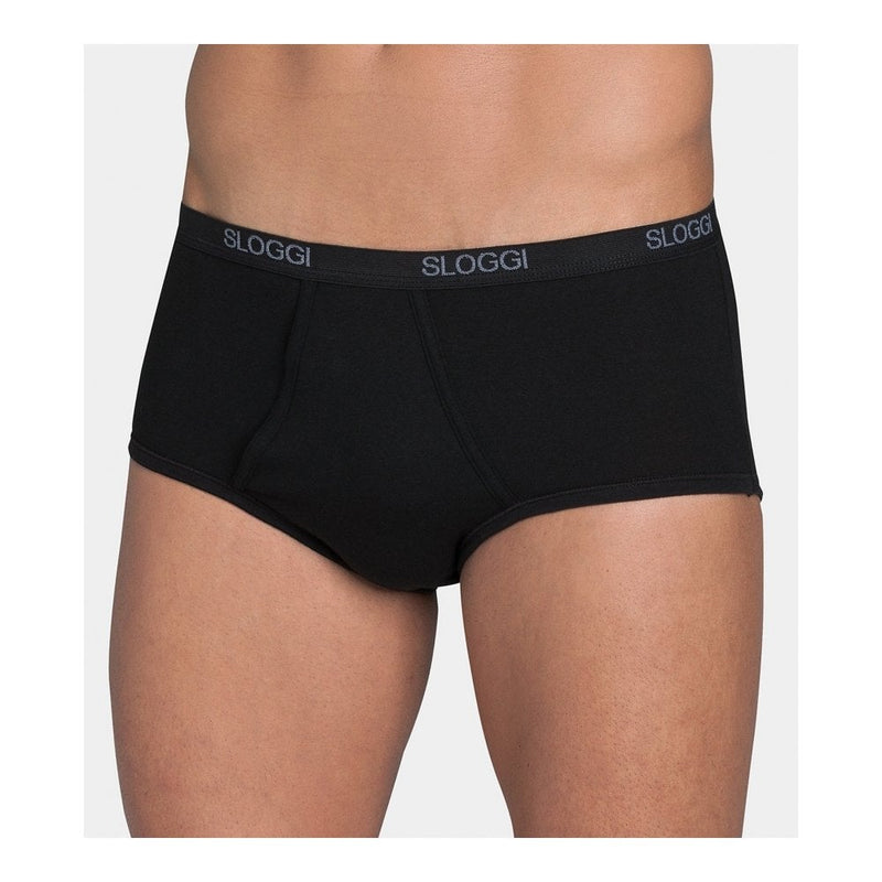 Sloggi - Basic Men's Maxi Brief, Black - Boxers - and - Briefs.net