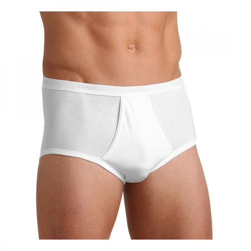 Sloggi - Basic Men's Maxi Brief, White - Boxers - and - Briefs.net
