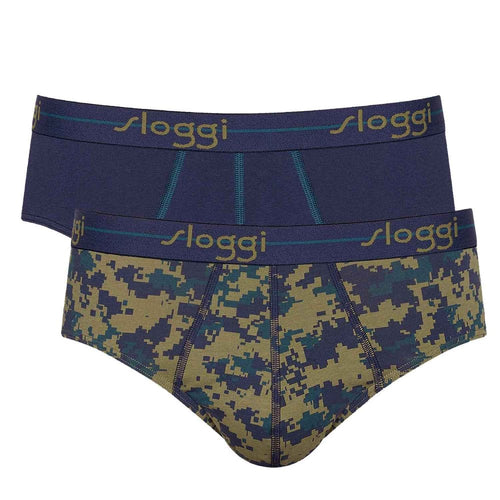 Start 2-Pack Midi, Navy / Print