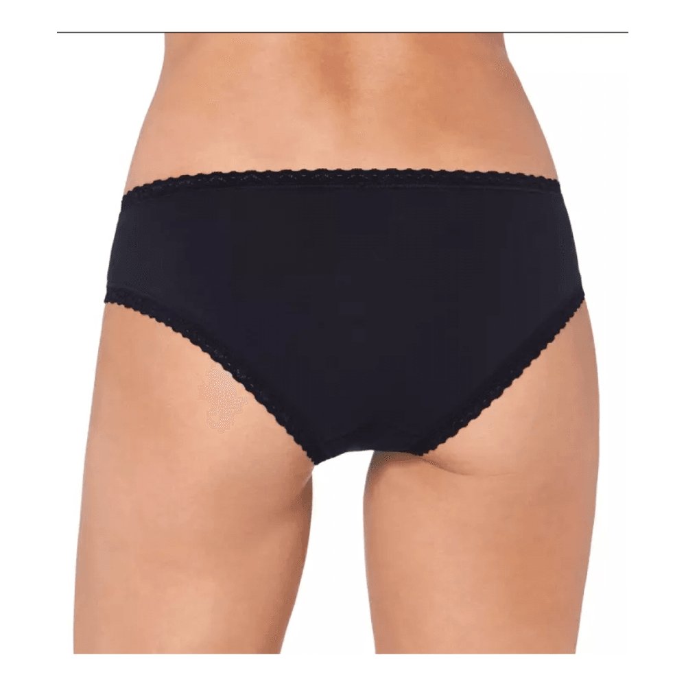 Sloggi - 24/7 3 - Pack Cotton Lace Hipster Brief, Black - Boxers - and - Briefs.net