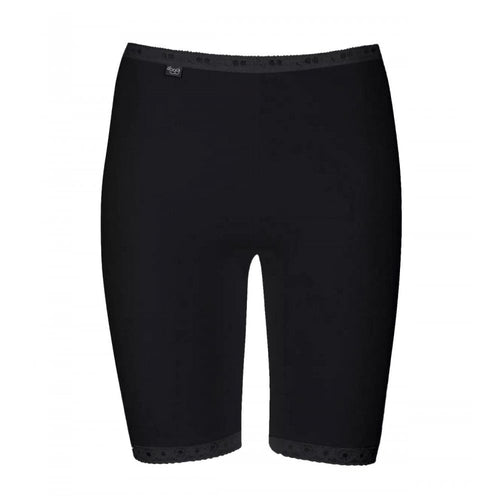 Basic+ Cotton Long Shorts, Black