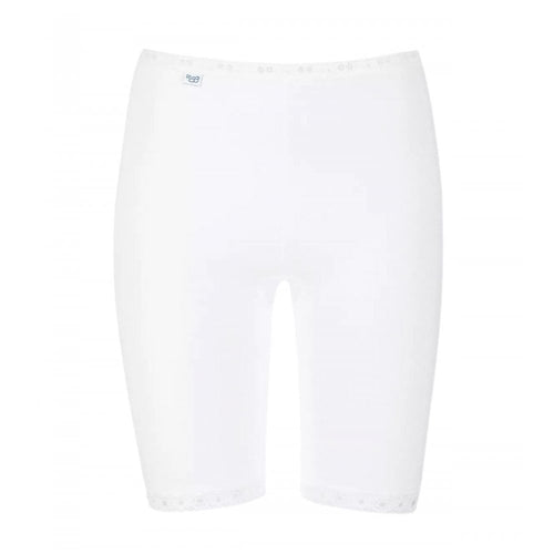 Basic+ Cotton Long Shorts, White