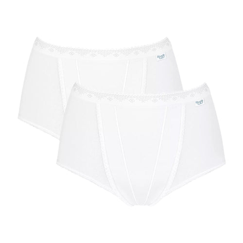 Control 2er-Pack Maxi-Slips, Weiß