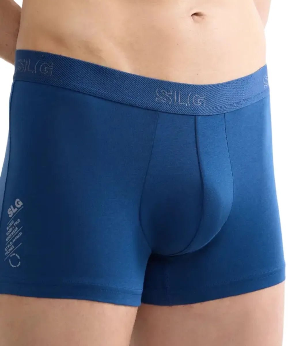 SloggiTrunks 2 - pack2 - Pack SLG Base Boxer Trunks, Blue/CharcoalBoxers & Briefs