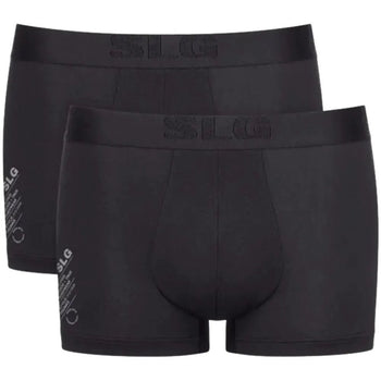 SloggiTrunks 2 - pack2 - Pack SLG Base Modal Soft Boxer Trunks, BlackBoxers & Briefs