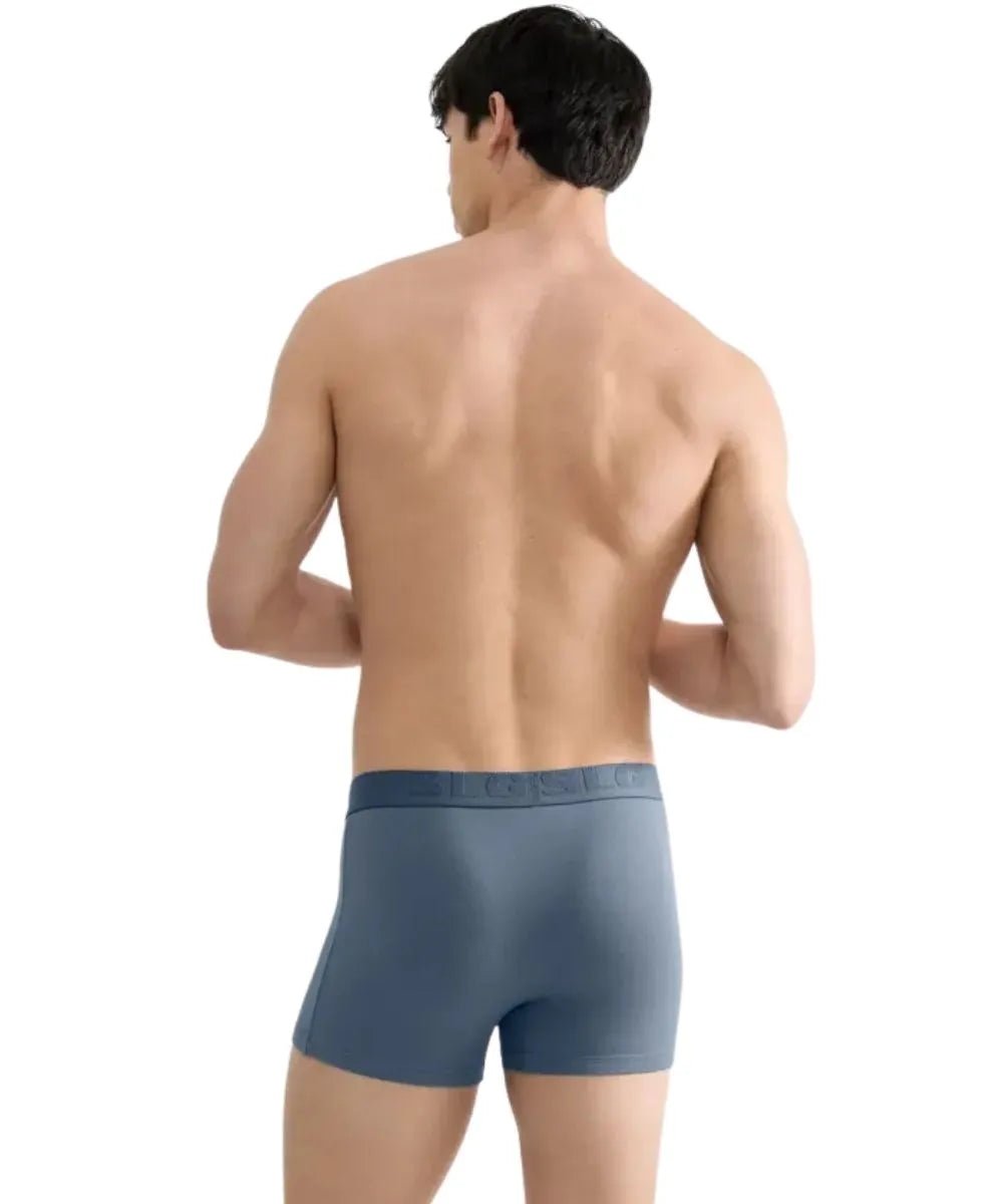 SloggiTrunks 2 - pack2 - Pack SLG Base Modal Soft Boxer Trunks, Blue CombinationBoxers & Briefs