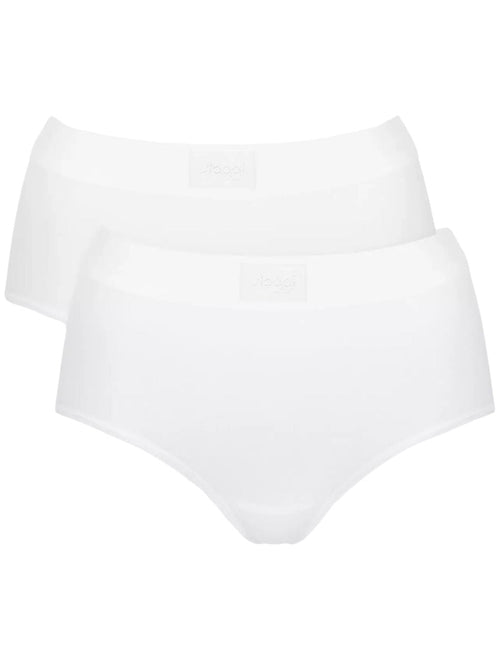 SloggiBriefs 2 - packDouble Comfort 2 - Pack Maxi Briefs, WhiteBoxers & Briefs