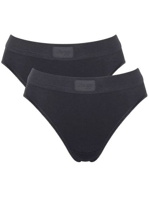 SloggiBriefs 2 - packDouble Comfort 2 - Pack Tai Briefs, BlackBoxers & Briefs