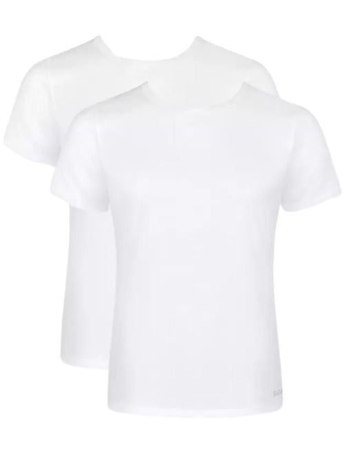 SloggiT-Shirts 2 - packGo ABC 2.0 2 - Pack Crew - Neck T-Shirts, WhiteBoxers & Briefs