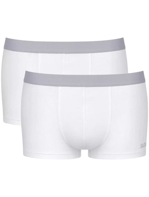 SloggiTrunks 2 - packGo ABC 2.0 2 - Pack Hipster Boxer Trunks, WhiteBoxers & Briefs