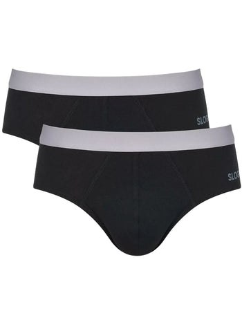 SloggiBriefs 2 - packGo ABC 2.0 2 - Pack Midi Briefs, BlackBoxers & Briefs