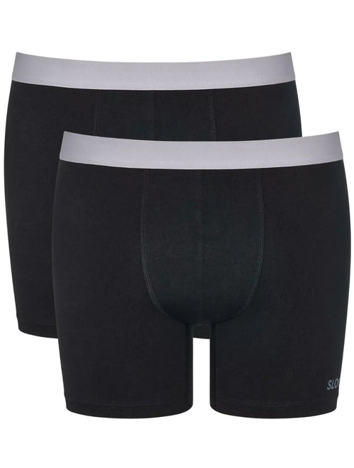 SloggiTrunks 2 - packGo ABC 2.0 2 - Pack Short Boxer Trunks, BlackBoxers & Briefs